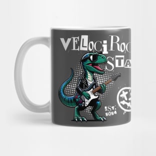 Veloci Rock Star Dinosaur Rockstar Mug